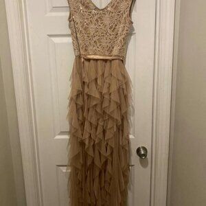 Other Women's Tan and Gold Dresses